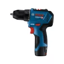 BOSCH Aku skrutkovač GSR 12V-30 v taške + sady príslušenstva (2 x 2,0 Ah batéria + rýchlonabíjačka)