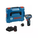 BOSCH Aku skrutkovač GSR 12V-35 FC v L-boxx (2 x 3,0 Ah batérie + rýchlonabíjačka)