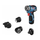 Akumulátorový vŕtací skrutkovač BOSCH GSR 12V-35 FC (bez akumulátora a nabíjačky, so skľučovadlom, v L-boxx)