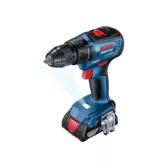   BOSCH Akumulátorový vŕtací skrutkovač GSR 18V-50 v kufri L (2 x 2,0 Ah batéria + nabíjačka)