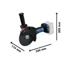 BOSCH EXPERT Akumulátorová uhlová brúska 180 mm EXWS18V-180P (bez akumulátora a nabíjačky) v L-BOXX