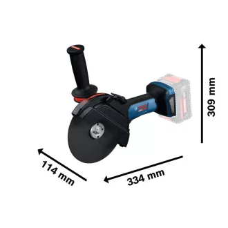   BOSCH EXPERT Akumulátorová uhlová brúska 180 mm EXWS18V-180P (bez akumulátora a nabíjačky) v L-BOXX