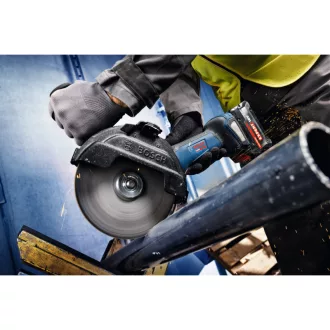   BOSCH EXPERT Akumulátorová uhlová brúska 180 mm EXWS18V-180P (bez akumulátora a nabíjačky) v L-BOXX