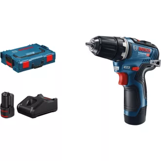   Akumulátorový vŕtací skrutkovač BOSCH GSR 12V-35 (2x 3,0 Ah batéria) v L-Boxx