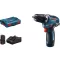 Akumulátorový vŕtací skrutkovač BOSCH GSR 12V-35 (2x 3,0 Ah batéria) v L-Boxx