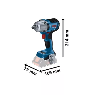   BOSCH Akumulátorový rázový uťahovák 1/2" GDS 18V-450 v PC L-Boxx (bez batérie a nabíjačky)