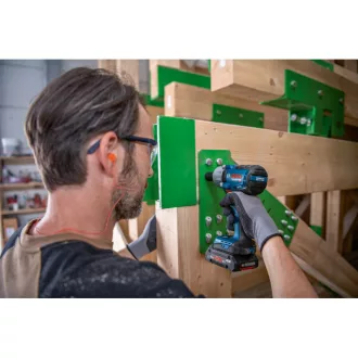   BOSCH Akumulátorový rázový uťahovák 1/2" GDS 18V-450 v PC L-Boxx (bez batérie a nabíjačky)