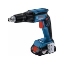 BOSCH Akumulátorový skrutkovač na sadrokartón. s dávkovačom GTB 185-LI v kufríku (2 x 2,0 Ah batéria + tol