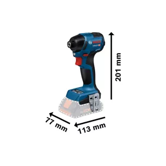   BOSCH Akumulátorový rázový uťahovák GDR 18V-220 C (bez batérie a nabíjačky)
