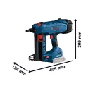 BOSCH PRO Akumulátorový betonársky klincovač GNB 18V-40 v XL-BOXX (bez batérie a nabíjačky)