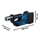 BOSCH Akumulátorové otáčacie lisovacie stroje 360° GPT 18V-19 SV set (Bez akumulátora a nabíjačky)