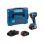 BOSCH Akumulátorový rázový uťahovák GDR 18V-215 v L-BOXX 1/4" 215 Nm (2 x 4,0 Ah batéria + rýchlonabíjačka)