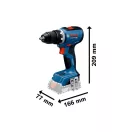 BOSCH Akumulátorový skrutkovač GSR 18V-65 v L-BOXX (2 x 4,0 Ah batéria + nabíjačka)