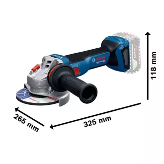   BOSCH Akumulátorový uhlový brúska 125 mm GWS 18V-11 (bez batérie a nabíjačky)