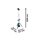 BOSCH Akumulátorová LED pracovná lampa na statíve GLT18V-5000 (bez batérie a nabíjačky) 5000 lm