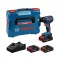 BOSCH EXPERT Akumulátorová vŕtačka-skrutkovač EXSR18V-90 (3 x 4,0 Ah EXPERT batéria + nabíjačka) v L-BOXX kufríku, 36/65 Nm