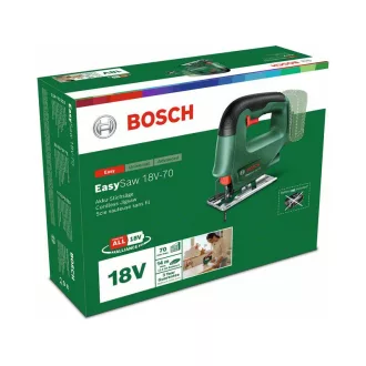   BOSCH Akumulátorová píla EasySaw 18V-70 so strmeňovou rukoväťou (bez akumulátora a nabíjačky)