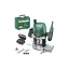 BOSCH Plošná fréza POF 1400 ACE + sada 6-dielnych frézovacích hláv v kufri / 1400 W