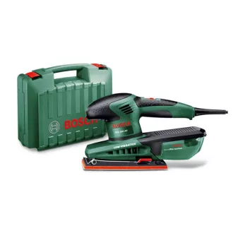   BOSCH PSS 250 AE Vibračná brúska + 28 brúsnych listov v kufri