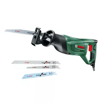   BOSCH priamočiara píla PSA 700 E + 3-dielna sada pílových listov / 710 W