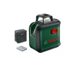 BOSCH Krížový laser na vyrovnávanie zelenej farby AdvancedLevel 360