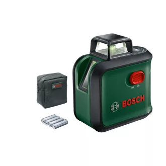   BOSCH Krížový laser na vyrovnávanie zelenej farby AdvancedLevel 360