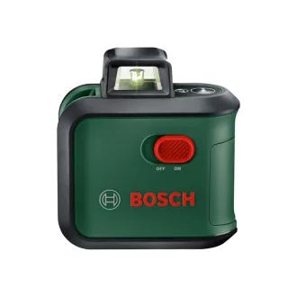   BOSCH Krížový laser na vyrovnávanie zelenej farby AdvancedLevel 360