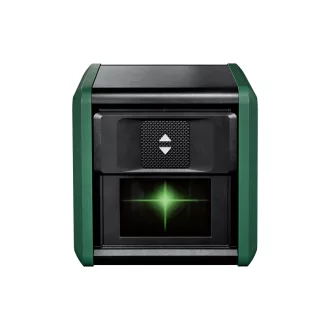   BOSCH Krížový líniový nivelátor (zelený) Quigo + trojnožka na laser