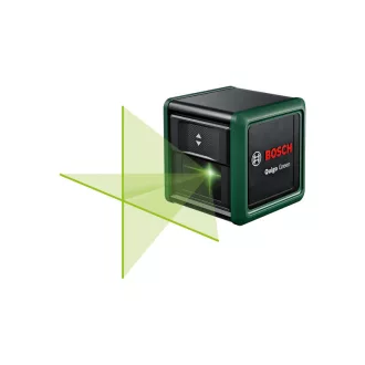   BOSCH Krížový líniový nivelátor (zelený) Quigo + trojnožka na laser