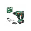 BOSCH Aku vŕtačka s príklepom Uneo Maxx v kufri (1 x 2,5 Ah akumulátor + nabíjačka) + skľučovadlo