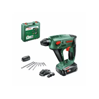   BOSCH Aku vŕtačka s príklepom Uneo Maxx v kufri (1 x 2,5 Ah akumulátor + nabíjačka) + skľučovadlo