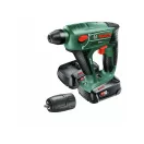 BOSCH Uneo Maxx akumulátorové vŕtacie kladivo + skľučovadlo (2 x 2,5 Ah akumulátor + nabíjačka) v kufríku