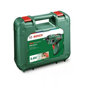   BOSCH Akumulátorový skrutkovač s meničom bitov PSR Select v kufríku 3,6 V