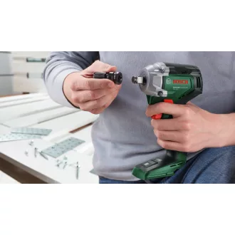   BOSCH Akumulátorový uťahovač skrutiek UIDrive 18V-350 1/2" 350 Nm (bez akumulátora a nabíjačky) + (17,19,21 kľúče na skrutky)