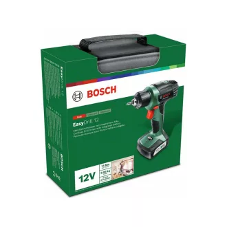   Akumulátorový vŕtací skrutkovač BOSCH EasyDrill 12 (vstavaná batéria) S mäkkou taškou