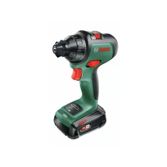   Akumulátorový vŕtací skrutkovač BOSCH AdvancedDrill 18 + skľučovadlo v kufríku (1 x 2,5 Ah batéria + nabíjačka)