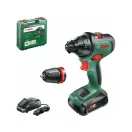 Akumulátorový vŕtací skrutkovač BOSCH AdvancedDrill 18 + skľučovadlo v kufríku (1 x 2,5 Ah batéria + nabíjačka)