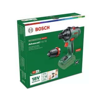   Akumulátorová vŕtačka + skľučovadlo BOSCH AdvancedDrill 18 adaptér (bez batérie a nabíjačky)