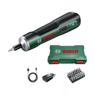   BOSCH Akumulátorový skrutkovač PushDrive (Micro USB nabíjačka)