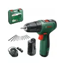 Akumulátorový vŕtací skrutkovač BOSCH EasyDrill 1200 (2 x 1,5 Ah batérie) v kufri