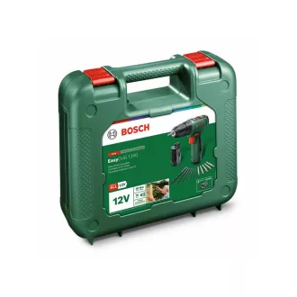   Akumulátorový vŕtací skrutkovač BOSCH EasyDrill 1200 (2 x 1,5 Ah batérie) v kufri