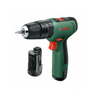   Akumulátorová príklepová vŕtačka BOSCH EasyImpact1200 (2 x 1,5 Ah batérie) + súprava príslušenstva