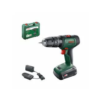   BOSCH UniversalImpact 18 Akumulátorová príklepová vŕtačka (1 x 1,5 Ah batéria) v kufri