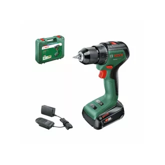   BOSCH UniversalDrill 18V-EC Aku skrutkovač (1 x 2,0 Ah batéria) + AL 18V-20