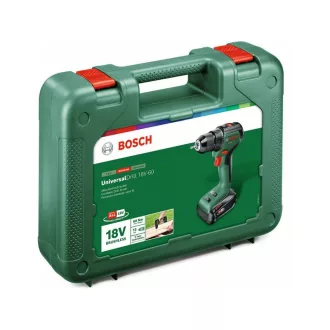   BOSCH UniversalDrill 18V-EC Aku skrutkovač (1 x 2,0 Ah batéria) + AL 18V-20
