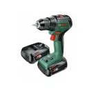 BOSCH UniversalDrill 18V-EC Aku skrutkovač (2 x 2,0 Ah batérie) + AL 18V-20