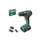 BOSCH Akumulátorová príklepová vŕtačka UniversalImpact 18V-EC 60 Nm v kufri (1 x 2,0 Ah akumulátor + nabíjačka)