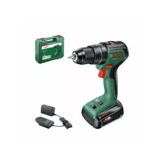   BOSCH Akumulátorová príklepová vŕtačka UniversalImpact 18V-EC 60 Nm v kufri (1 x 2,0 Ah akumulátor + nabíjačka)