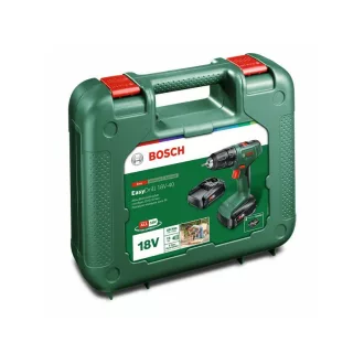   BOSCH Easydrill 18V-40 Aku skrutkovač (2 x 2,0 Ah batérie) + AL18V-20
