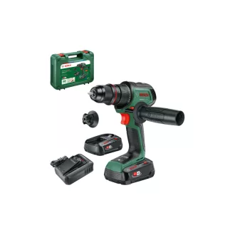   Akumulátorová vŕtačka BOSCH AdvancedDrill 18V-80 v kufri Quicksnap 78 Nm (2 x 2,5 Ah batérie + nabíjačka